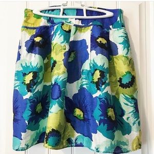 Loft Size 2 Floral Skirt